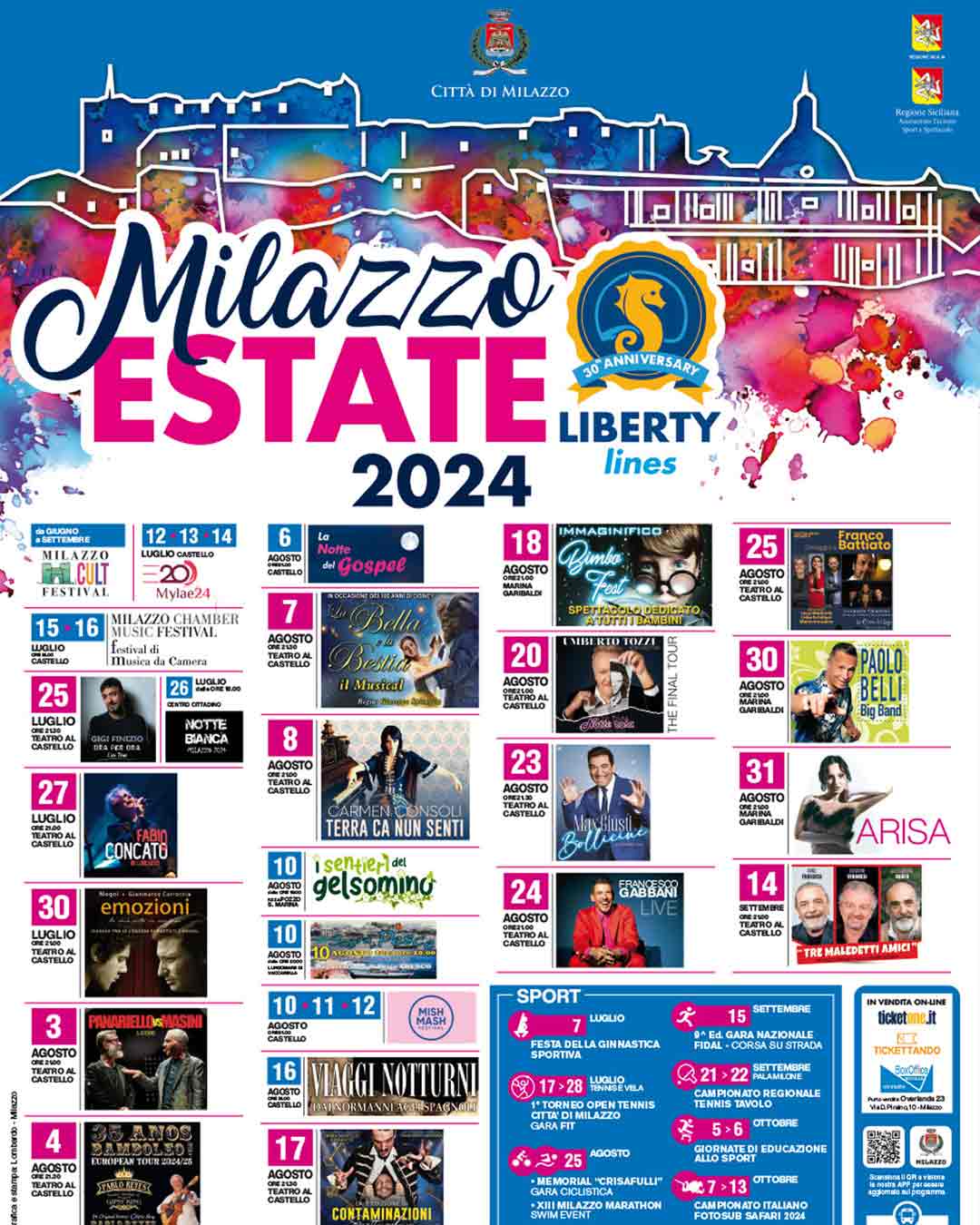 6 agosto 2024 - Notte Gospel a Milazzo