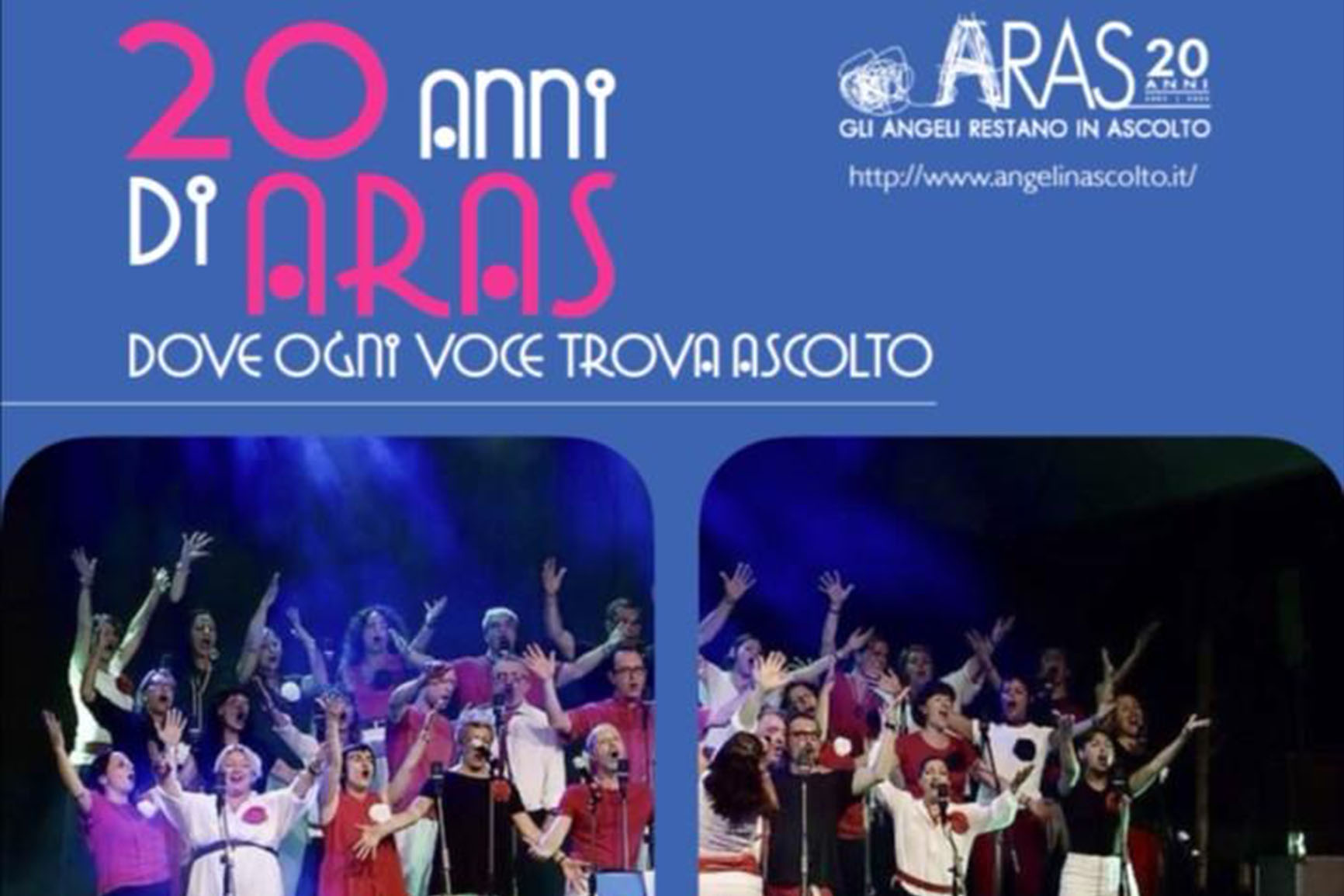 ARAS compie 20 anni Festeggiamo tutti e tutte insieme il 15 novembre!