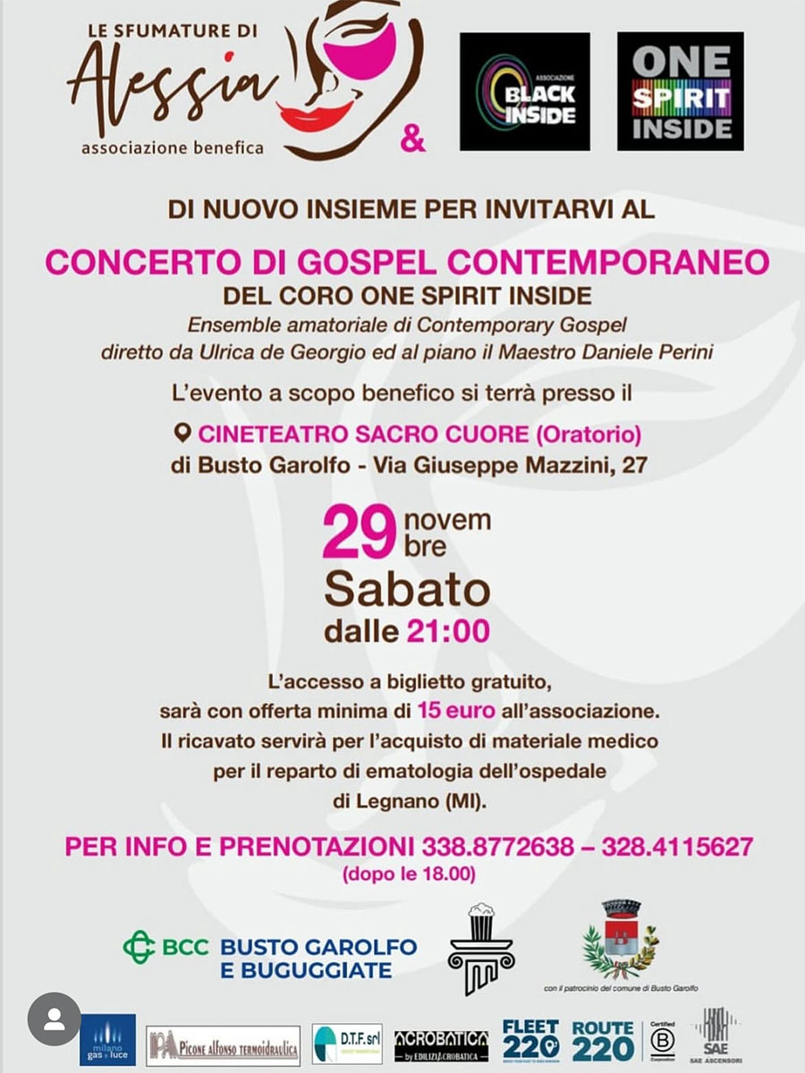 Concerto di Gospel contemporaneo - Le sfumature di Alessia